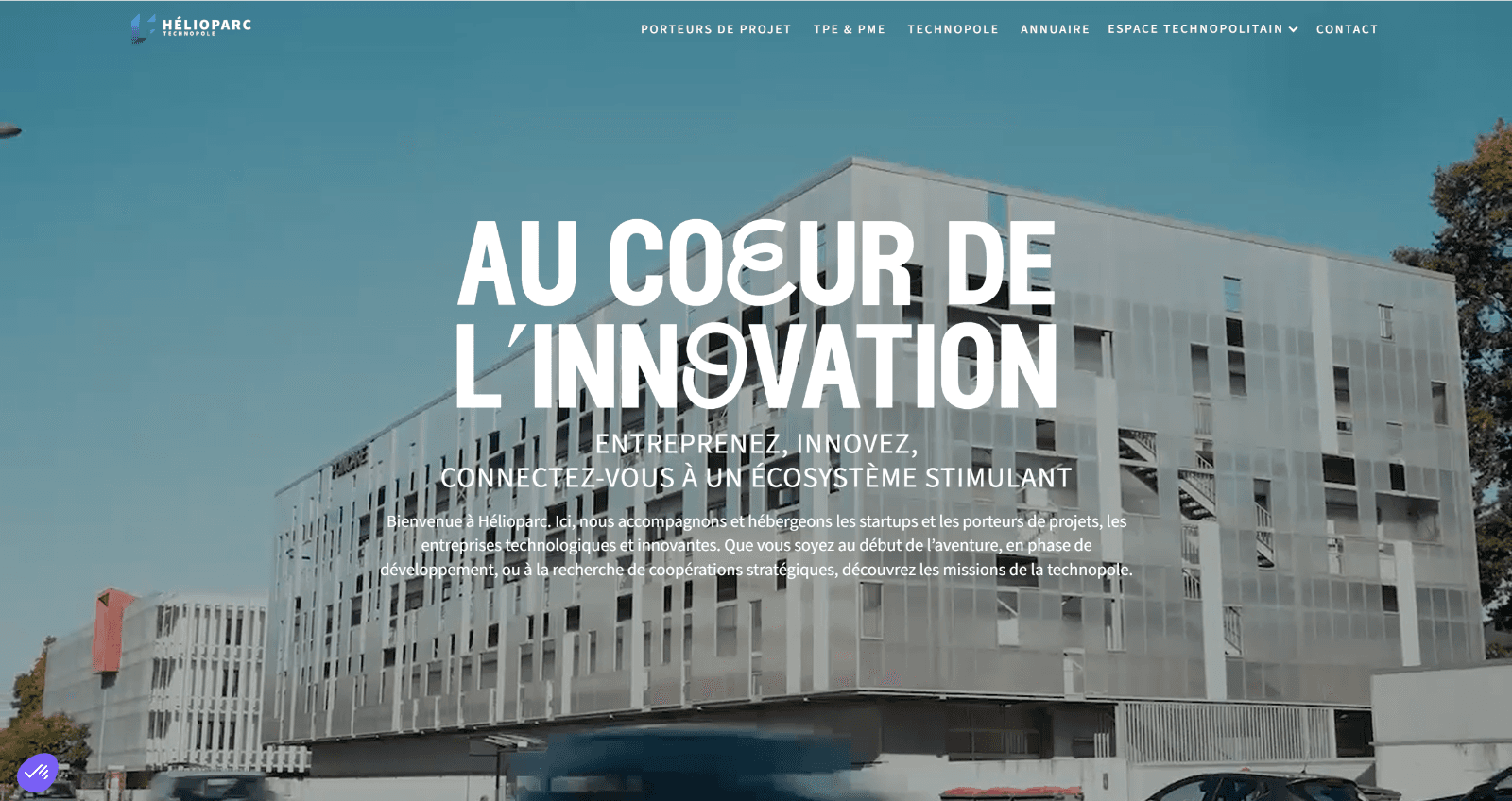 Hélioparc : au cœur de l'innovation : le nouveau site de la technopole, réalisé par AVB